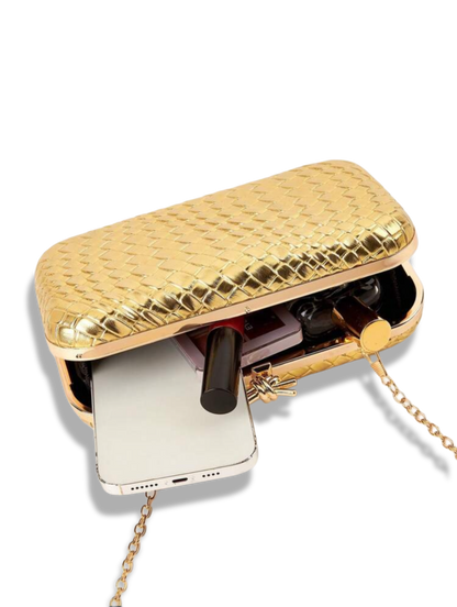 Elira clutch gold