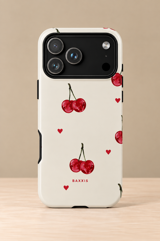 Cherry red phone case