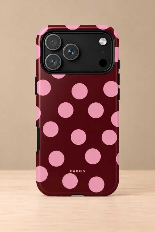 Pink dot phone case