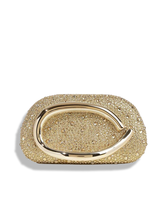 ORA clutch sparkle gold