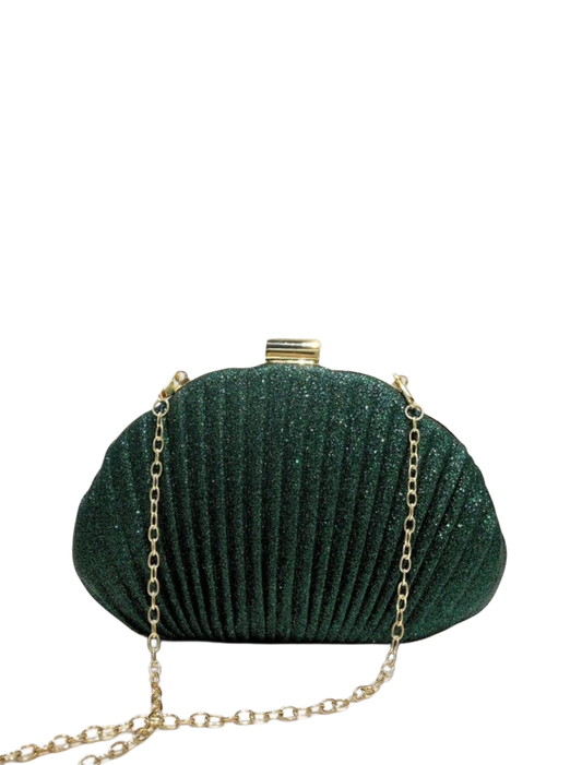 Celié clutch green