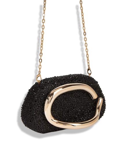 ORA clutch sparkle black